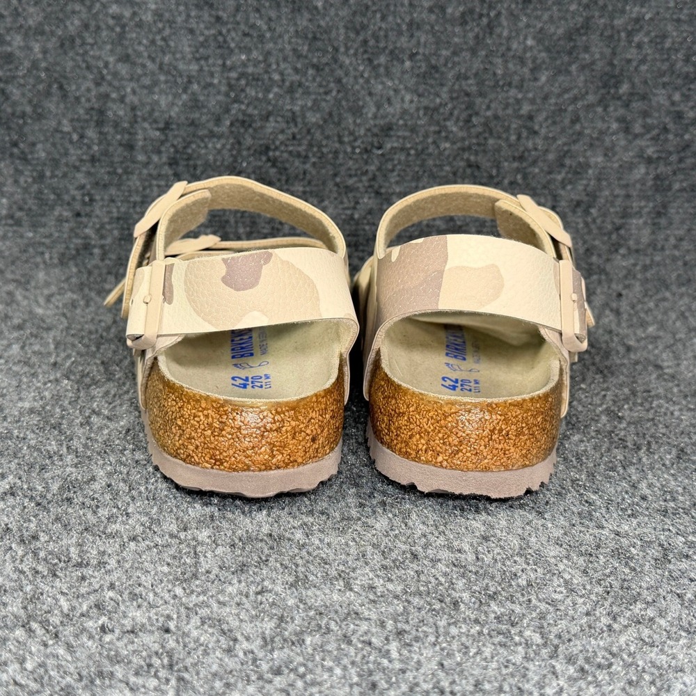 Birkenstock Milano Sandals Mens 9 Desert Soil Grey Taupe Camouflage Soft Footbed - Picture 5 of 11